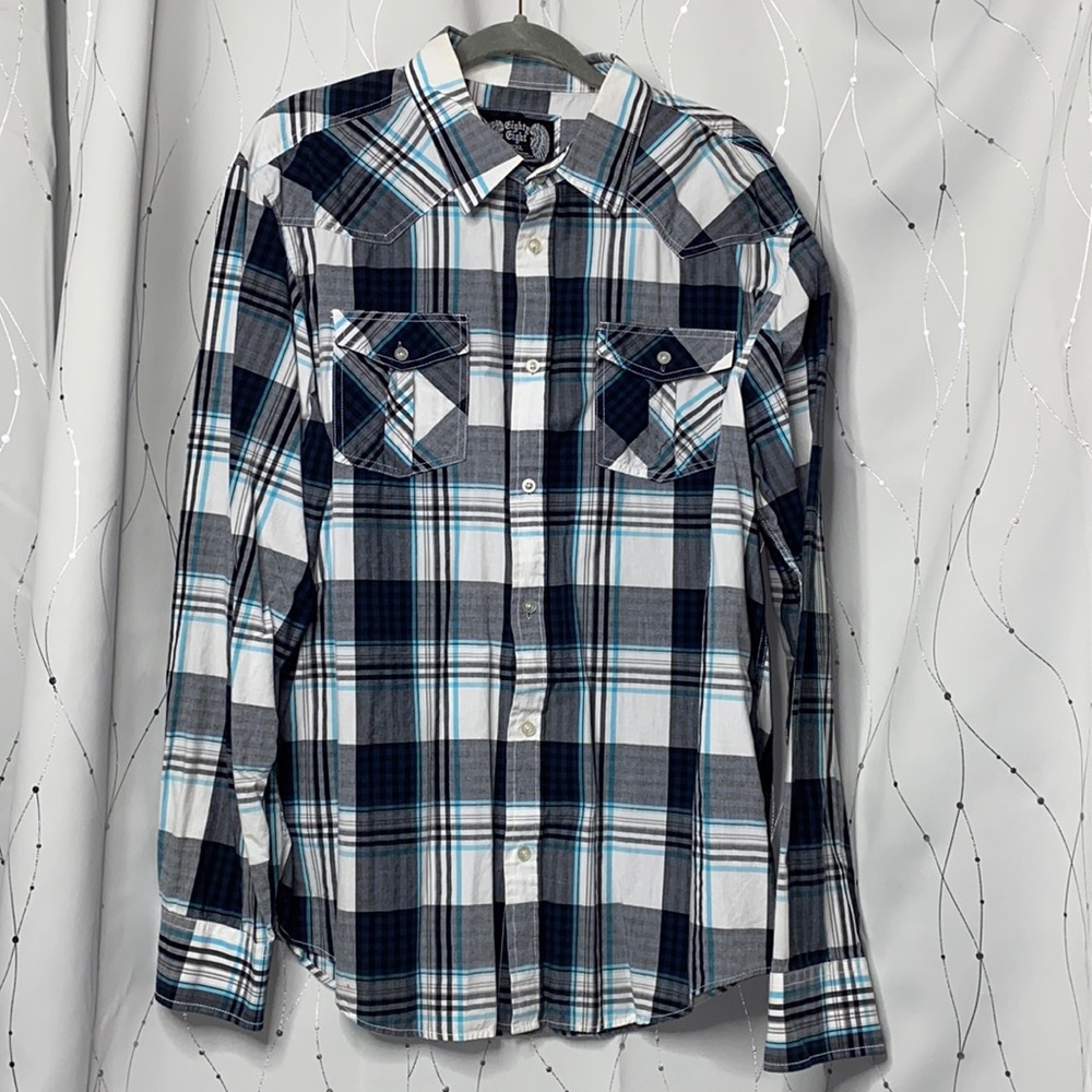 Eighty Eight Long Sleeve Mens Button Up XXL